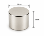 10mm X 10mm Neodymium Cylinder Magnets (Dia: 10mm, Thickness: 10mm)