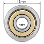 624ZZ (4x13x5) Deep Groove Ball Bearing, Miniature Bearing - Image 2