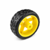 65mm Robot Wheel for BO Motors (Yellow) - Image 2
