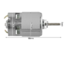 755 DC Motor – 12V/24V High-Speed Threaded Shaft Motor - Image 3