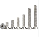 SS CSK Allen M3 x 10mm, Dia. 3mm, Length 10mm, Stainless Steel (SS202) Allen Socket Countersunk Screws - Image 3