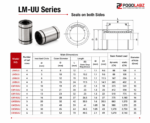 LM10UU Linear Motion Slider Linear Bushing, Bearing for 10mm Shaft - Image 3