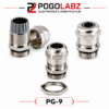 IP68 PG9 Metal Cable Gland Nickel Plated