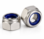 SS M6 Nyloc Nut (Dia 6mm) for 6mm of Bolts Stainless Steel (SS202)