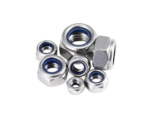 SS M6 Nyloc Nut (Dia 6mm) for 6mm of Bolts Stainless Steel (SS202) - Image 2