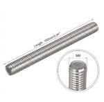 SS M6 Stainless Steel Threaded Rod (Dia 6mm, Length 150mm.)