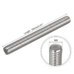 SS M6 Stainless Steel Threaded Rod (Dia 6mm, Length 150mm.)