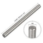 SS M6 Stainless Steel Threaded Rod (Dia 6mm, Length 300mm.)