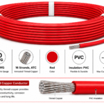 High Quality 20 AWG Stranded Single Core Insulated Wire PVC - Red