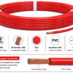 Premium 22 AWG Stranded Single Core Insulated Wire PVC - Red