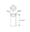 12.7mm Plastic Spacer - Image 2