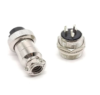 3 Pin 16mm Male/Female Mini Round Shell Panel Connector - Image 2
