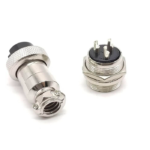 3 Pin 16mm Male/Female Mini Round Shell Panel Connector