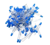 3mm round DIP LED Blue in Blue - Image 2