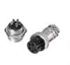 5 Pin 16mm Male/Female Mini Round Shell Panel Connector - Image 2