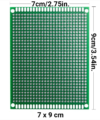 7 x 9 cm Universal PCB Prototype Board Single-Sided 2.54mm Hole Pitch - Image 2