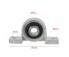8mm Bore Inner Ball Mounted Pillow Block Insert Bearing KP08 - Image 2