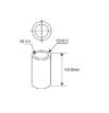 9.5mm Plastic Spacer - Image 2