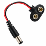 9v Battery Snap Connector + DC Jack(Battery Connector Cap) - 2pcs