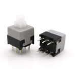 5.8x5.8mm 6-Pin Locking Push Switch