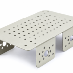 4-Wheel Advanced Grey Metal Chassis for Robot Car