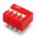 4-Way DIP Switch 2.54mm (8-Pin Through Hole)
